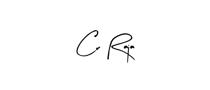 Similarly Arty Signature is the best handwritten signature design. Signature creator online .You can use it as an online autograph creator for name Cr Raja. Cr Raja signature style 8 images and pictures png