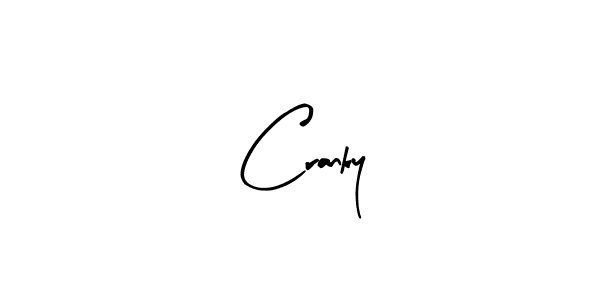 Use a signature maker to create a handwritten signature online. With this signature software, you can design (Arty Signature) your own signature for name Cranky. Cranky signature style 8 images and pictures png