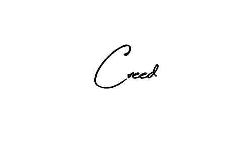 Arty Signature is a professional signature style that is perfect for those who want to add a touch of class to their signature. It is also a great choice for those who want to make their signature more unique. Get Creed name to fancy signature for free. Creed signature style 8 images and pictures png