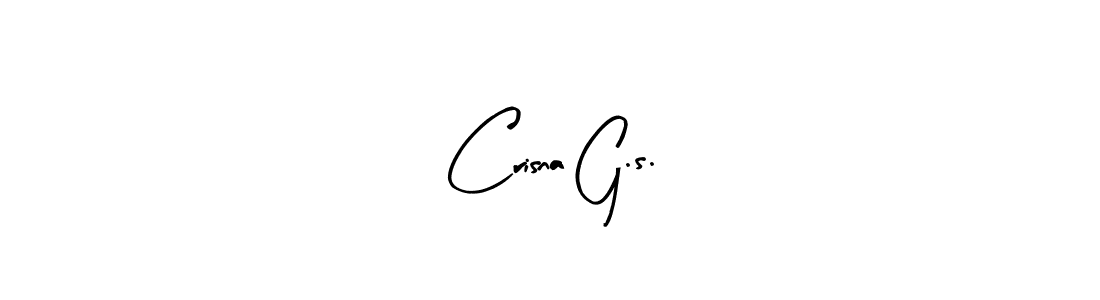 This is the best signature style for the Crisna G.s. name. Also you like these signature font (Arty Signature). Mix name signature. Crisna G.s. signature style 8 images and pictures png