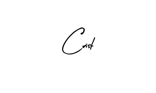 You should practise on your own different ways (Arty Signature) to write your name (Crist) in signature. don't let someone else do it for you. Crist signature style 8 images and pictures png