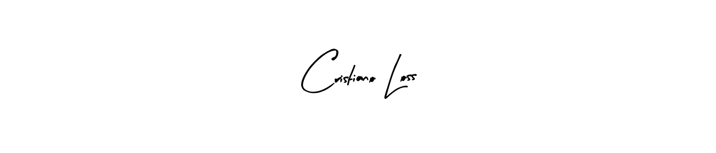 How to make Cristiano Loss signature? Arty Signature is a professional autograph style. Create handwritten signature for Cristiano Loss name. Cristiano Loss signature style 8 images and pictures png