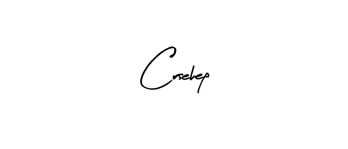 How to make Crsehep name signature. Use Arty Signature style for creating short signs online. This is the latest handwritten sign. Crsehep signature style 8 images and pictures png