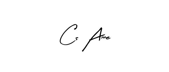 Use a signature maker to create a handwritten signature online. With this signature software, you can design (Arty Signature) your own signature for name Cs Anne. Cs Anne signature style 8 images and pictures png