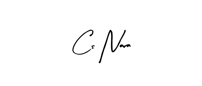 Cs Nara stylish signature style. Best Handwritten Sign (Arty Signature) for my name. Handwritten Signature Collection Ideas for my name Cs Nara. Cs Nara signature style 8 images and pictures png