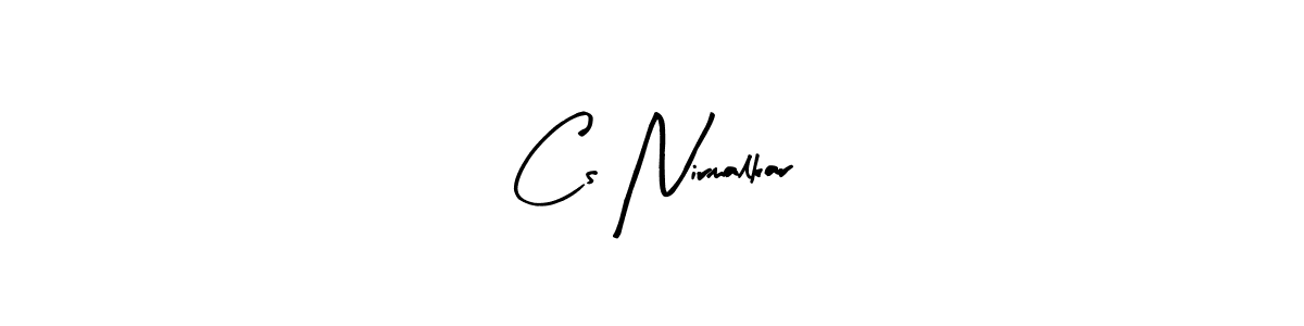 This is the best signature style for the Cs Nirmalkar name. Also you like these signature font (Arty Signature). Mix name signature. Cs Nirmalkar signature style 8 images and pictures png