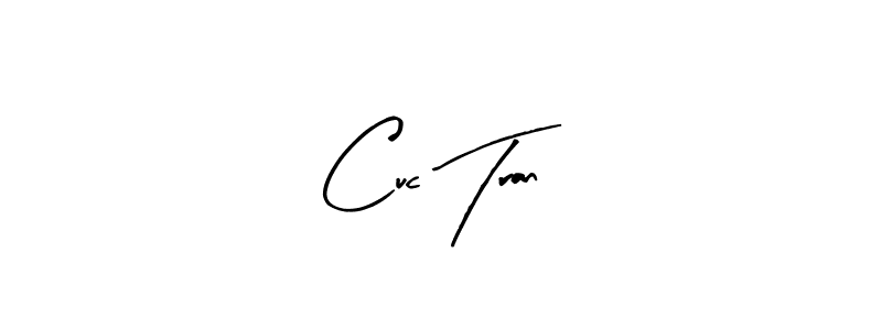 How to make Cuc Tran signature? Arty Signature is a professional autograph style. Create handwritten signature for Cuc Tran name. Cuc Tran signature style 8 images and pictures png