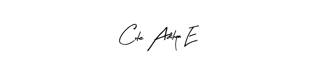 Here are the top 10 professional signature styles for the name Cute Aditya E. These are the best autograph styles you can use for your name. Cute Aditya E signature style 8 images and pictures png