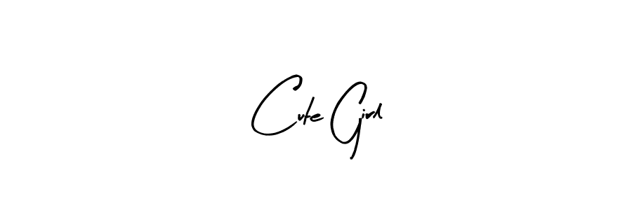Create a beautiful signature design for name Cute Girl. With this signature (Arty Signature) fonts, you can make a handwritten signature for free. Cute Girl signature style 8 images and pictures png