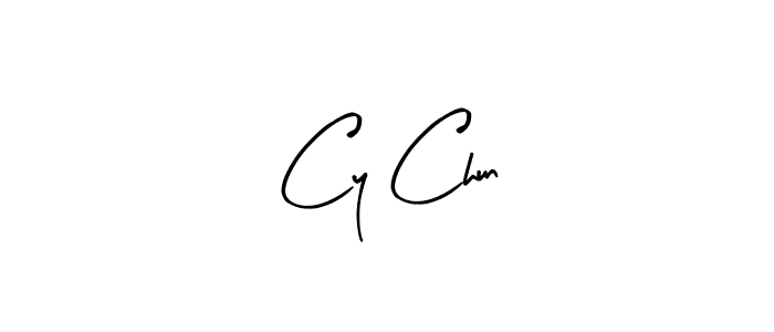 You should practise on your own different ways (Arty Signature) to write your name (Cy Chun) in signature. don't let someone else do it for you. Cy Chun signature style 8 images and pictures png