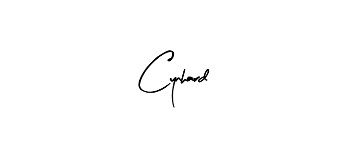 Create a beautiful signature design for name Cynhard. With this signature (Arty Signature) fonts, you can make a handwritten signature for free. Cynhard signature style 8 images and pictures png