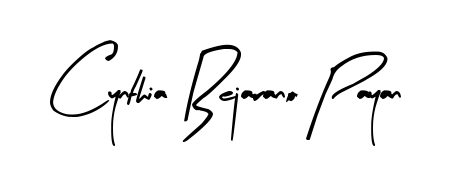 An effortless, minimalist signature concept for Cynthia Bejarano Payan using Arty Signature design. Clean lines that look great on any document. Cynthia Bejarano Payan signature style 8 images and pictures png