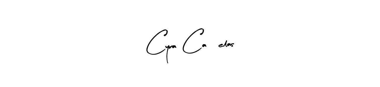 How to make Cyra Cañelas name signature. Use Arty Signature style for creating short signs online. This is the latest handwritten sign. Cyra Cañelas signature style 8 images and pictures png