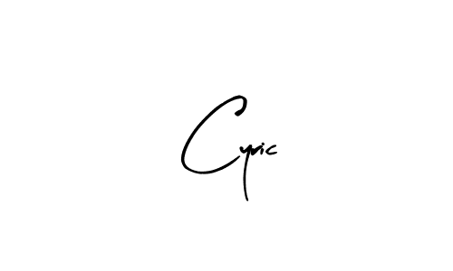 How to make Cyric signature? Arty Signature is a professional autograph style. Create handwritten signature for Cyric name. Cyric signature style 8 images and pictures png