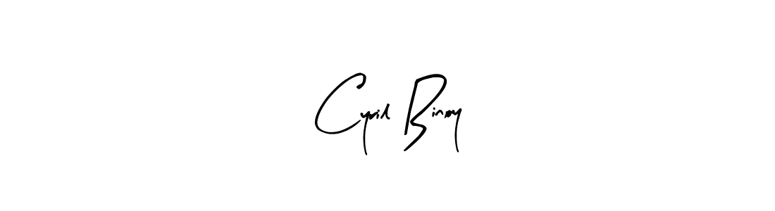 Use a signature maker to create a handwritten signature online. With this signature software, you can design (Arty Signature) your own signature for name Cyril Binoy. Cyril Binoy signature style 8 images and pictures png