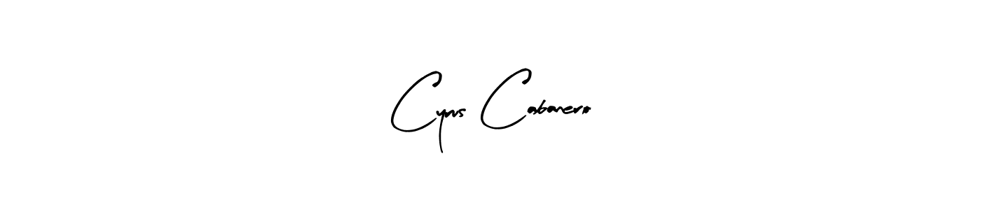 The best way (Arty Signature) to make a short signature is to pick only two or three words in your name. The name Cyrus Cabanero include a total of six letters. For converting this name. Cyrus Cabanero signature style 8 images and pictures png