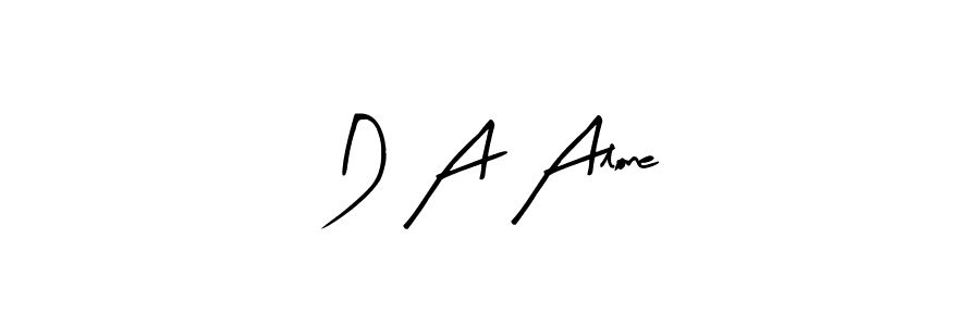 How to Draw D A Alone signature style? Arty Signature is a latest design signature styles for name D A Alone. D A Alone signature style 8 images and pictures png