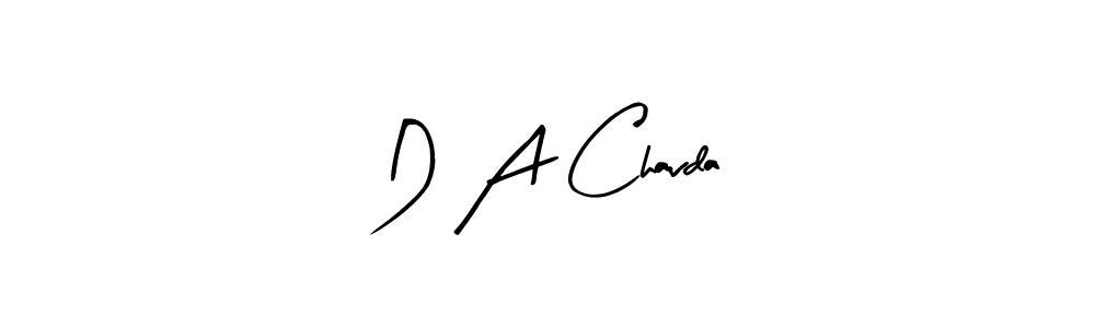 Here are the top 10 professional signature styles for the name D A Chavda. These are the best autograph styles you can use for your name. D A Chavda signature style 8 images and pictures png