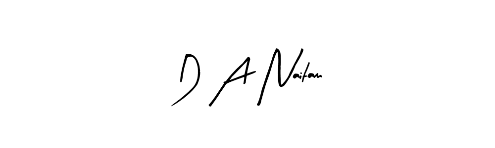 Also we have D A Naitam name is the best signature style. Create professional handwritten signature collection using Arty Signature autograph style. D A Naitam signature style 8 images and pictures png