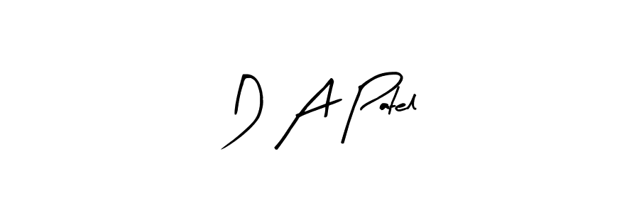 Best and Professional Signature Style for D A Patel. Arty Signature Best Signature Style Collection. D A Patel signature style 8 images and pictures png