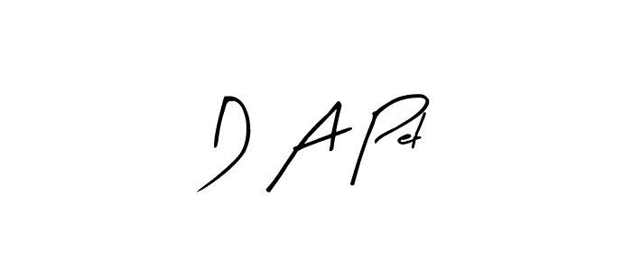 Arty Signature is a professional signature style that is perfect for those who want to add a touch of class to their signature. It is also a great choice for those who want to make their signature more unique. Get D A Pet name to fancy signature for free. D A Pet signature style 8 images and pictures png