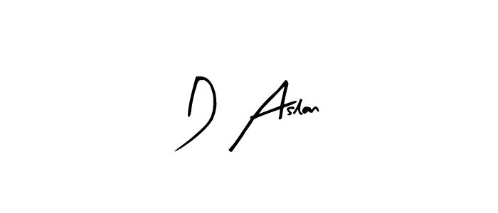Use a signature maker to create a handwritten signature online. With this signature software, you can design (Arty Signature) your own signature for name D Aslan. D Aslan signature style 8 images and pictures png