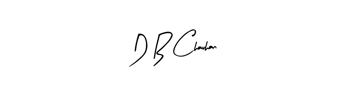 Design your own signature with our free online signature maker. With this signature software, you can create a handwritten (Arty Signature) signature for name D B Chauhan. D B Chauhan signature style 8 images and pictures png