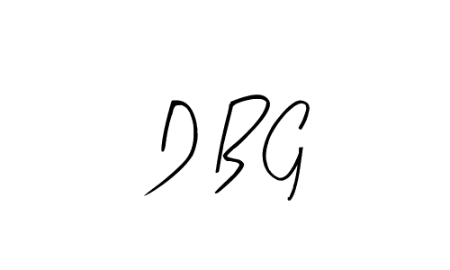 You should practise on your own different ways (Arty Signature) to write your name (D B G) in signature. don't let someone else do it for you. D B G signature style 8 images and pictures png