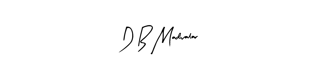 Similarly Arty Signature is the best handwritten signature design. Signature creator online .You can use it as an online autograph creator for name D B Madivalar. D B Madivalar signature style 8 images and pictures png