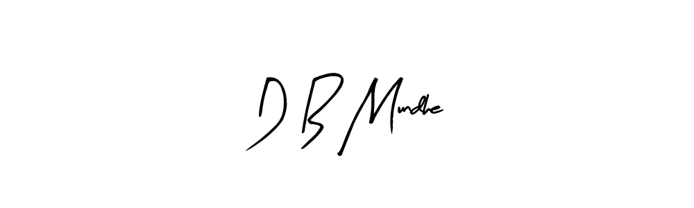 Make a beautiful signature design for name D B Mundhe. Use this online signature maker to create a handwritten signature for free. D B Mundhe signature style 8 images and pictures png