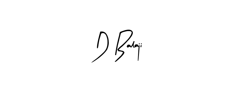 How to make D Balaji name signature. Use Arty Signature style for creating short signs online. This is the latest handwritten sign. D Balaji signature style 8 images and pictures png