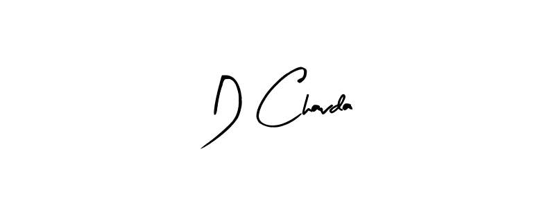 Also we have D Chavda name is the best signature style. Create professional handwritten signature collection using Arty Signature autograph style. D Chavda signature style 8 images and pictures png