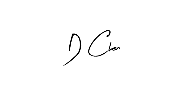 Create a beautiful signature design for name D Chen. With this signature (Arty Signature) fonts, you can make a handwritten signature for free. D Chen signature style 8 images and pictures png