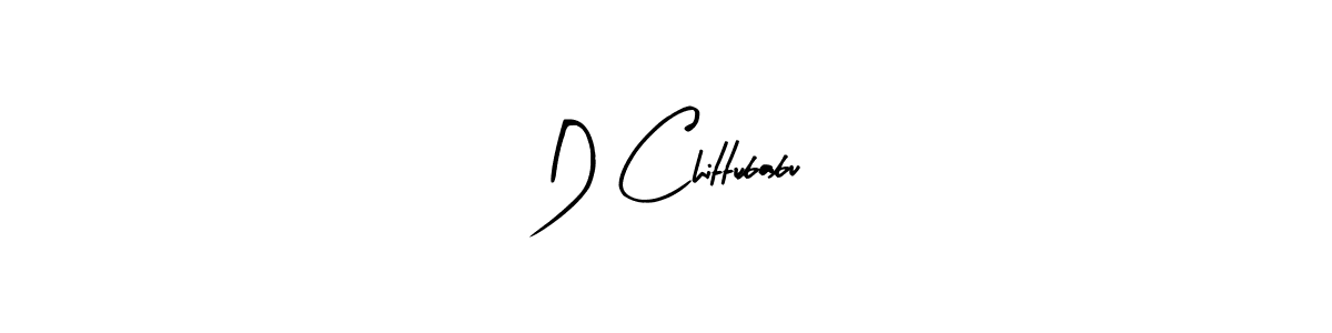 You should practise on your own different ways (Arty Signature) to write your name (D Chittubabu) in signature. don't let someone else do it for you. D Chittubabu signature style 8 images and pictures png