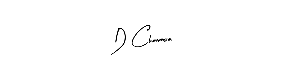 Design your own signature with our free online signature maker. With this signature software, you can create a handwritten (Arty Signature) signature for name D Chourasia. D Chourasia signature style 8 images and pictures png