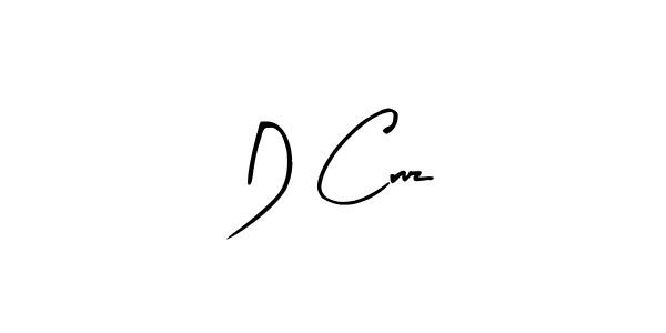 Create a beautiful signature design for name D Cruz. With this signature (Arty Signature) fonts, you can make a handwritten signature for free. D Cruz signature style 8 images and pictures png