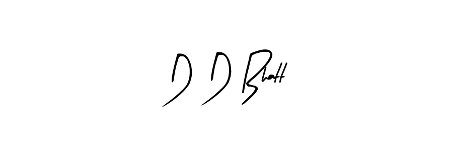 How to make D D Bhatt signature? Arty Signature is a professional autograph style. Create handwritten signature for D D Bhatt name. D D Bhatt signature style 8 images and pictures png