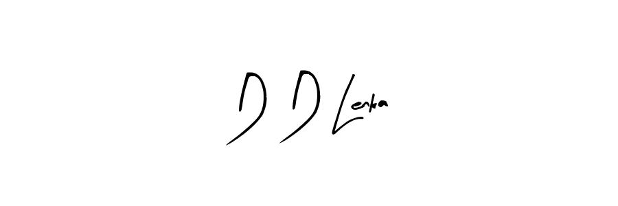 D D Lenka stylish signature style. Best Handwritten Sign (Arty Signature) for my name. Handwritten Signature Collection Ideas for my name D D Lenka. D D Lenka signature style 8 images and pictures png