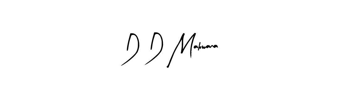 How to make D D Makwana name signature. Use Arty Signature style for creating short signs online. This is the latest handwritten sign. D D Makwana signature style 8 images and pictures png