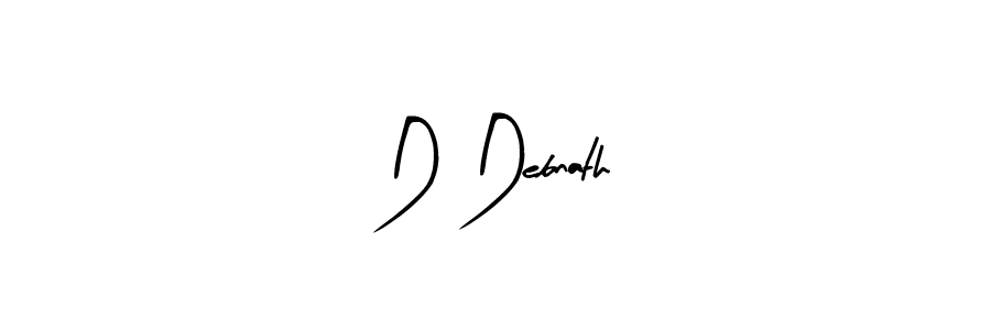 Use a signature maker to create a handwritten signature online. With this signature software, you can design (Arty Signature) your own signature for name D Debnath. D Debnath signature style 8 images and pictures png