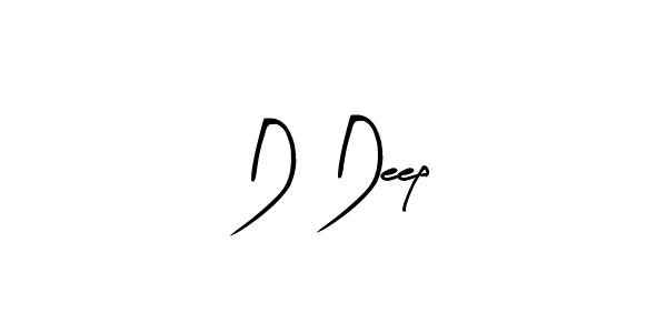 Arty Signature is a professional signature style that is perfect for those who want to add a touch of class to their signature. It is also a great choice for those who want to make their signature more unique. Get D Deep name to fancy signature for free. D Deep signature style 8 images and pictures png