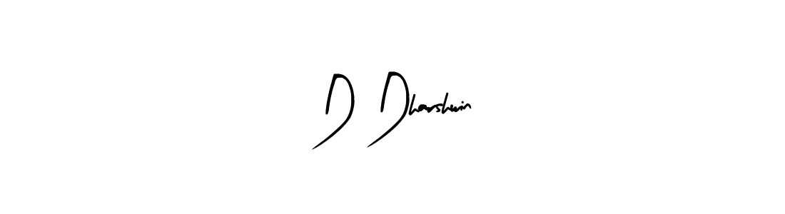 Create a beautiful signature design for name D Dharshwin. With this signature (Arty Signature) fonts, you can make a handwritten signature for free. D Dharshwin signature style 8 images and pictures png