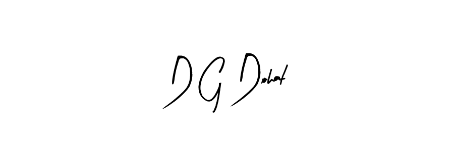 Make a beautiful signature design for name D G Dohat. Use this online signature maker to create a handwritten signature for free. D G Dohat signature style 8 images and pictures png