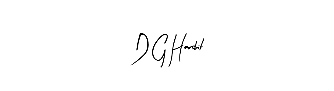 Create a beautiful signature design for name D G Harshit. With this signature (Arty Signature) fonts, you can make a handwritten signature for free. D G Harshit signature style 8 images and pictures png