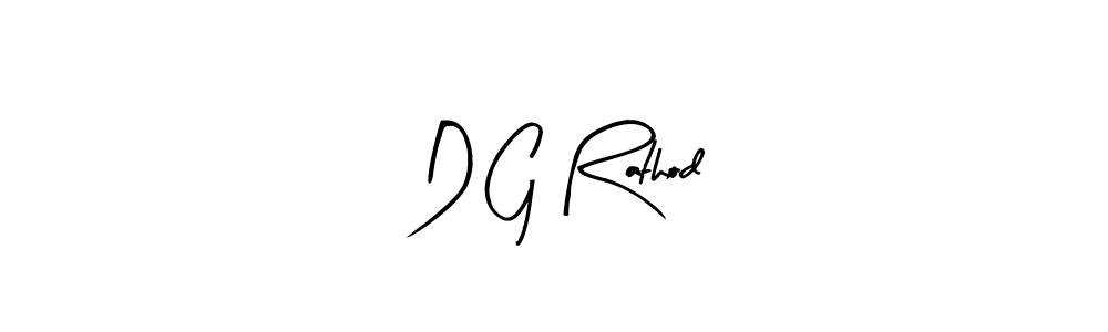 How to make D G Rathod signature? Arty Signature is a professional autograph style. Create handwritten signature for D G Rathod name. D G Rathod signature style 8 images and pictures png