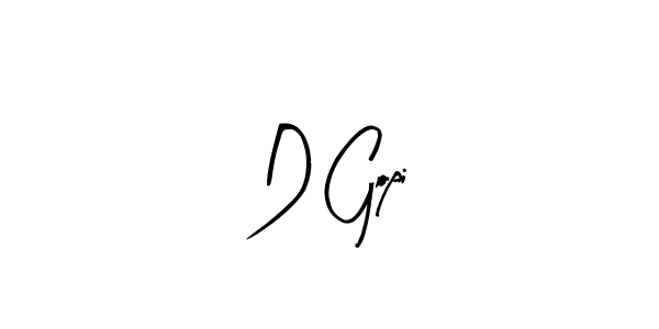 Design your own signature with our free online signature maker. With this signature software, you can create a handwritten (Arty Signature) signature for name D Gopi. D Gopi signature style 8 images and pictures png