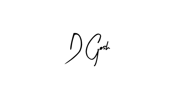 Similarly Arty Signature is the best handwritten signature design. Signature creator online .You can use it as an online autograph creator for name D Gosh. D Gosh signature style 8 images and pictures png