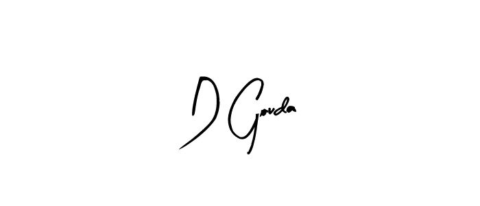 Similarly Arty Signature is the best handwritten signature design. Signature creator online .You can use it as an online autograph creator for name D Gouda. D Gouda signature style 8 images and pictures png