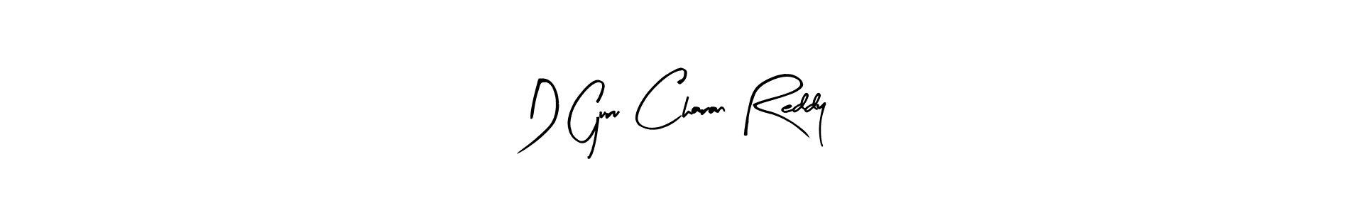 Make a short D Guru Charan Reddy signature style. Manage your documents anywhere anytime using Arty Signature. Create and add eSignatures, submit forms, share and send files easily. D Guru Charan Reddy signature style 8 images and pictures png