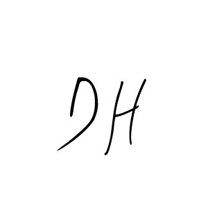 How to make D H signature? Arty Signature is a professional autograph style. Create handwritten signature for D H name. D H signature style 8 images and pictures png